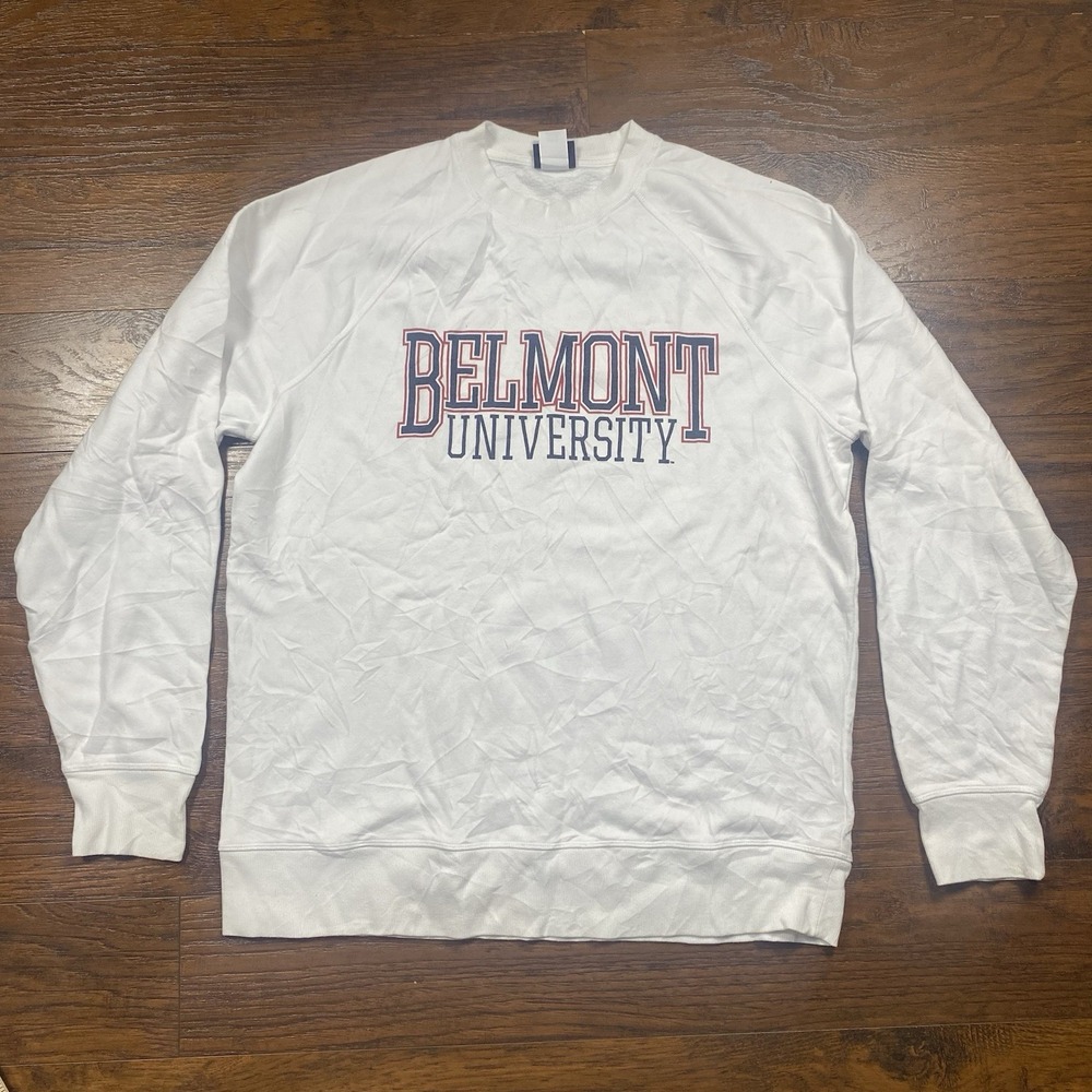 Retro Gear For Sports Outta Town Large Belmont University Crewneck Sweatshirt